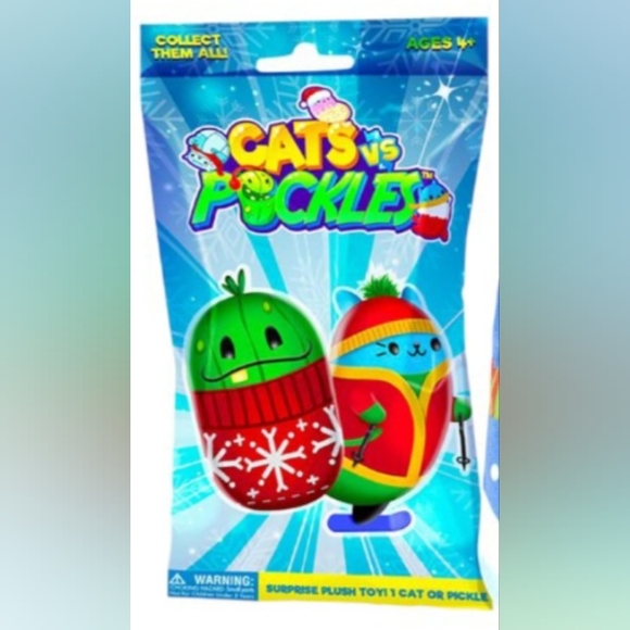 CATS VS. PICKLES 2023 HOLIDAY COLLECTION - Set of 4 - Sealed Mystery Packs. - Picture 2 of 4